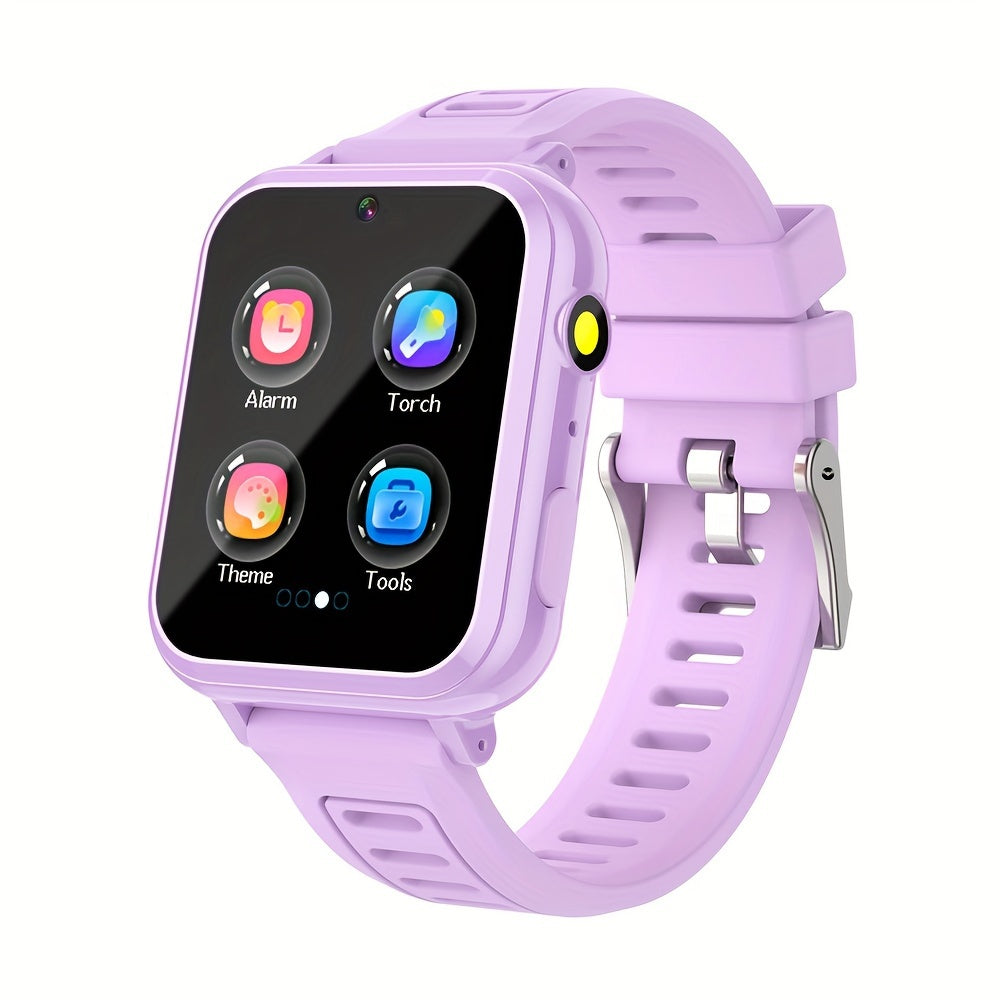 Teenagers Game Smart Watch With 24 Puzzle Games, HD Touch Screen Camera, Music Player, Pedometer Alarm Clock, Calculator Flashlight 12/24 Hr Students Watches, Gift For Boys Girls, Fitness Tracker Watch