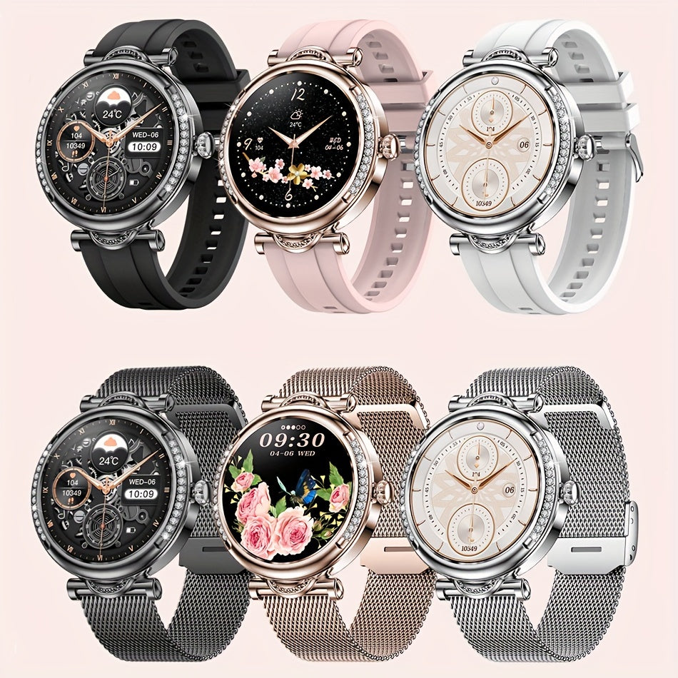 2024 New Wireless Call Smart Watch, 1.27inch Full Touch Screen, Pedometer, Mileage, 100+ Exercise Modes, Weather, Music Control, Remote Photo Taking, Message Alerts, Breathing Exercise, Stopwatch, Timer, Alarm Clock, Fashiona