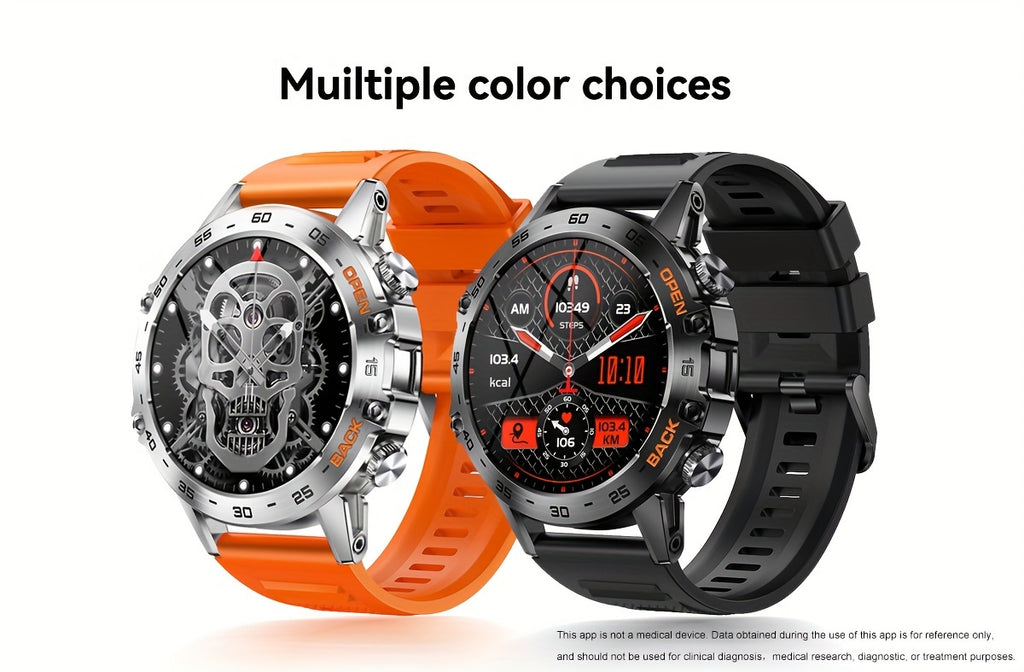 ساعة LIGE HD الذكية - ساعات يد أنيقة للنساء والرجال، مزودة بمكالمة لاسلكية، وشاشة عالية الدقة مقاس 1.39 بوصة، وأوضاع رياضية متعددة، وتنبيهات معلومات، وتذكيرات بالنشاط، وتحكم بالموسيقى، وعداد خطوات رياضي، ومراقب لمعدل ضربات القلب.