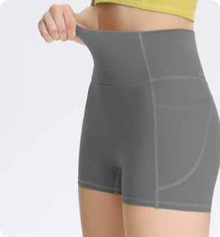 Cloud-feel High-waist Butt-lifting Thin Elastic Three-quarter-length Pants