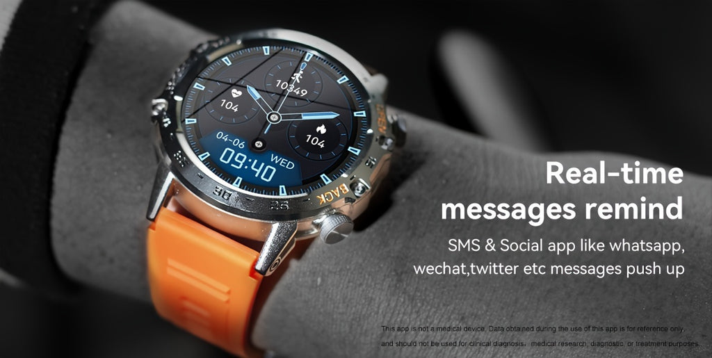 ساعة LIGE HD الذكية - ساعات يد أنيقة للنساء والرجال، مزودة بمكالمة لاسلكية، وشاشة عالية الدقة مقاس 1.39 بوصة، وأوضاع رياضية متعددة، وتنبيهات معلومات، وتذكيرات بالنشاط، وتحكم بالموسيقى، وعداد خطوات رياضي، ومراقب لمعدل ضربات القلب.