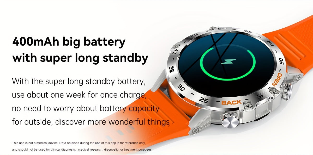 ساعة LIGE HD الذكية - ساعات يد أنيقة للنساء والرجال، مزودة بمكالمة لاسلكية، وشاشة عالية الدقة مقاس 1.39 بوصة، وأوضاع رياضية متعددة، وتنبيهات معلومات، وتذكيرات بالنشاط، وتحكم بالموسيقى، وعداد خطوات رياضي، ومراقب لمعدل ضربات القلب.