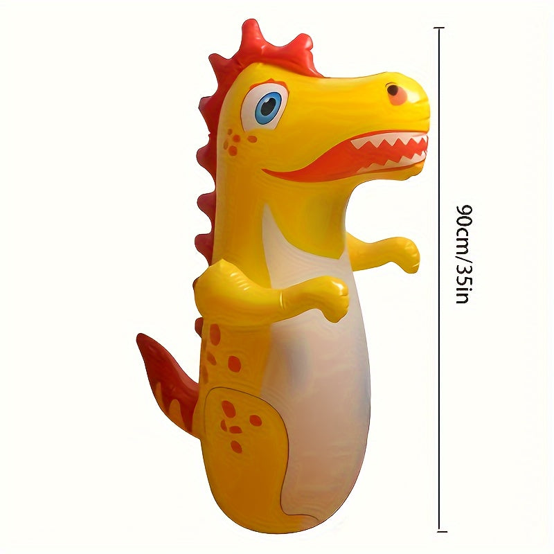 Dinosaur Toys for Kids - Inflatable Dinosaur Themed Bop Bag - Little Explorers aged 3-6 years - Mixed Color, Applicable for 3+, PVC - Suitable for Indoor play, Outdoor play, Boxing practice