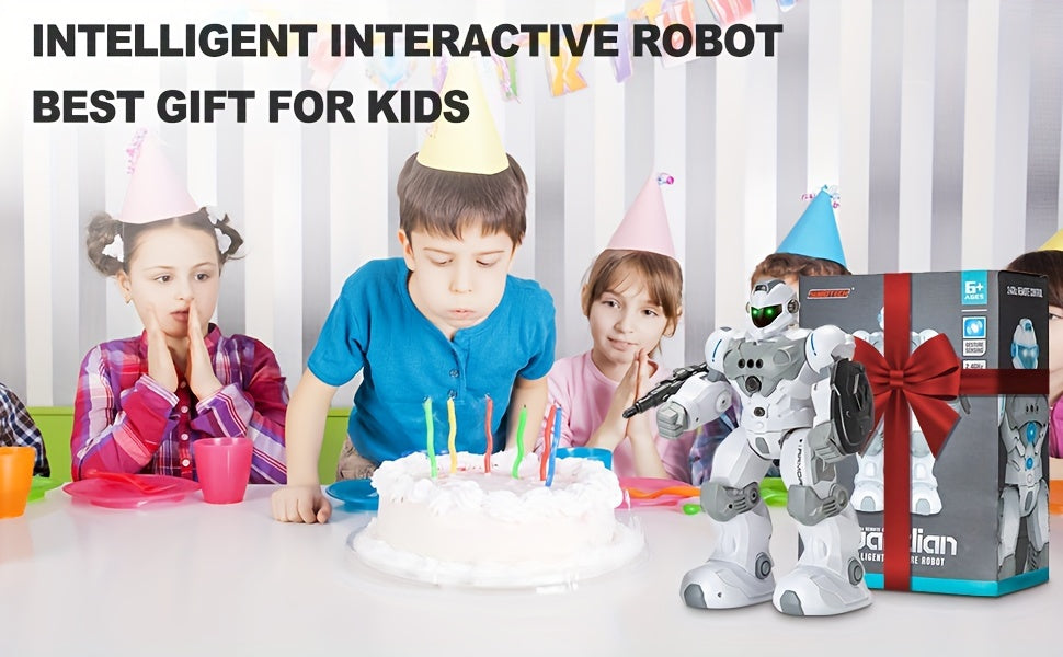 Control Robot Toys for Kids: Intelligent Programmable Robot Gifts for Kids Popular Science Story Toys with 2.4Ghz WiFi Signal Gesture Sensing for Kids