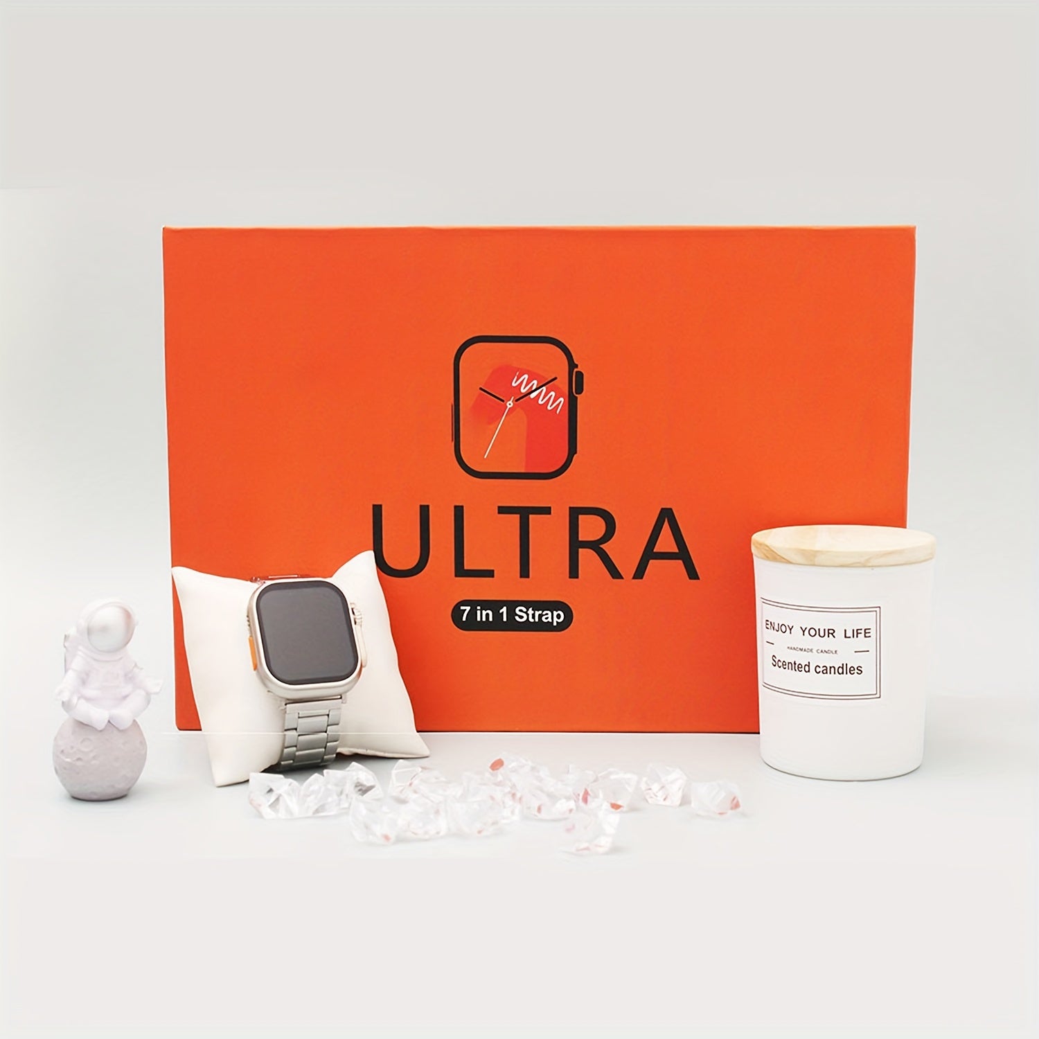 7-in-1 Smartwatch For Men And Women, With Wireless Calling Function, 7 Watch Straps For Any Use, And A Watch Will Be Given, Smartwatch With Built-in Alexa, Step Calorie Activity Tracker And Smartwatch For IOS And Android Phon